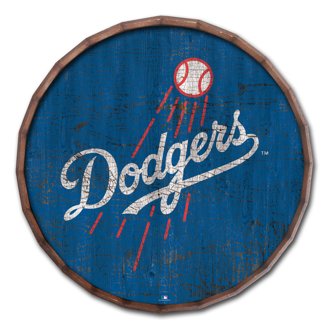 Los Angeles Dodgers Cracked Color Barrel Top - 16