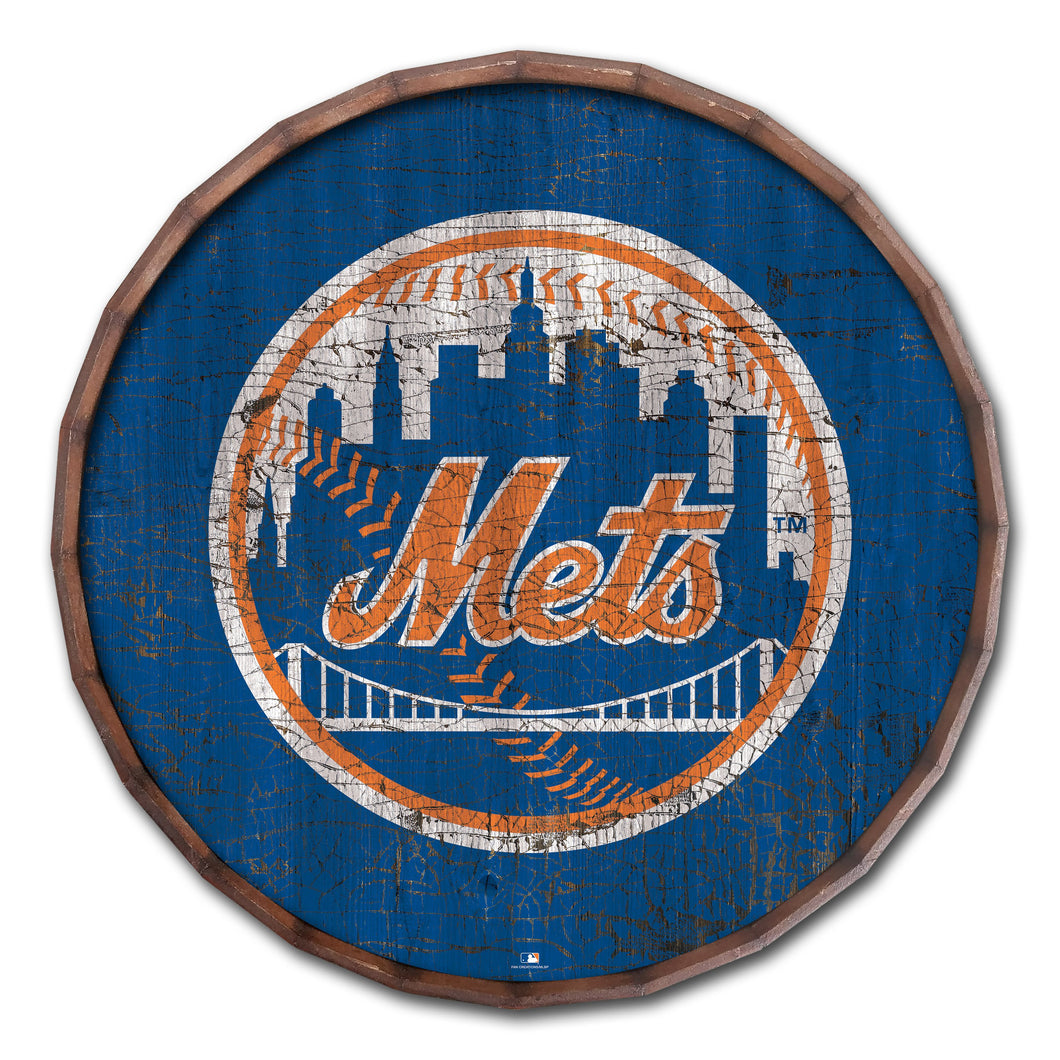 New York Mets Cracked Color Barrel Top - 24