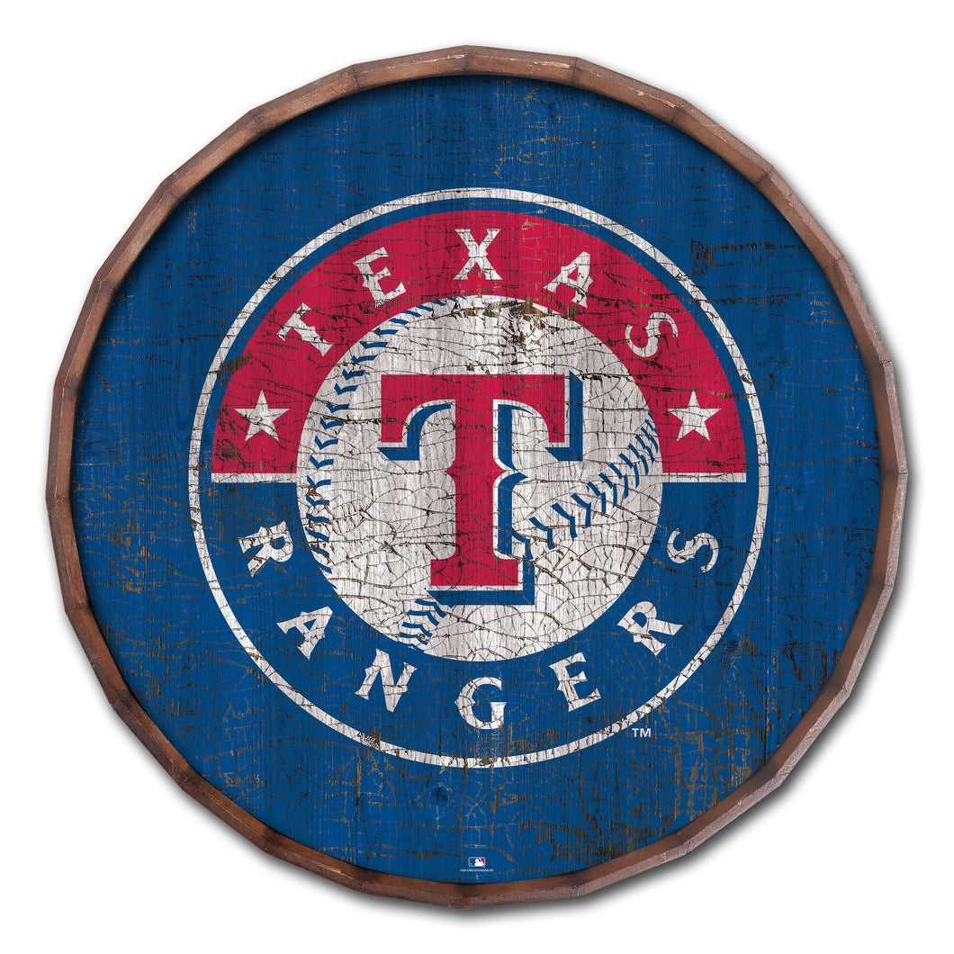 Texas Rangers Cracked Color Barrel Top - 24