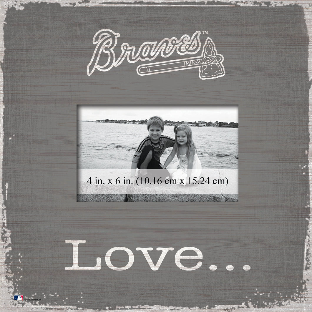 Atlanta Braves Love Picture Frame