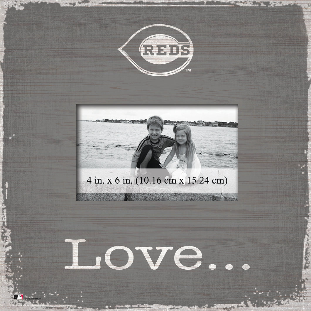 Cincinnati Reds Love Picture Frame