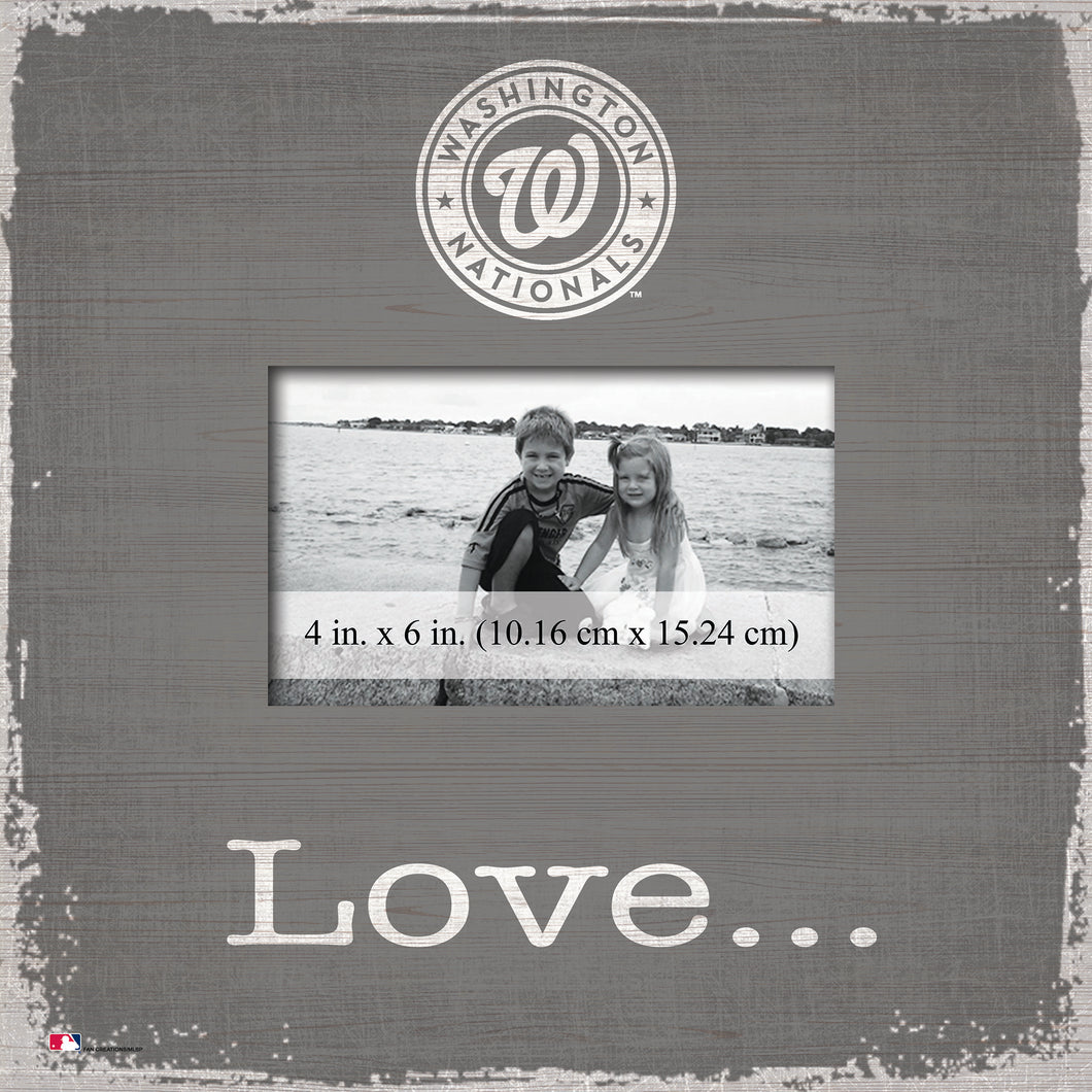 Washington Nationals Love Picture Frame