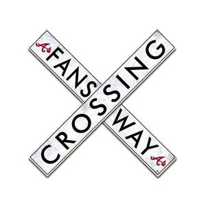 Atlanta Braves Fans Way Crossing Wall Art 