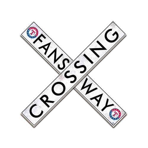 Texas Rangers Fans Way Crossing Wall Art 