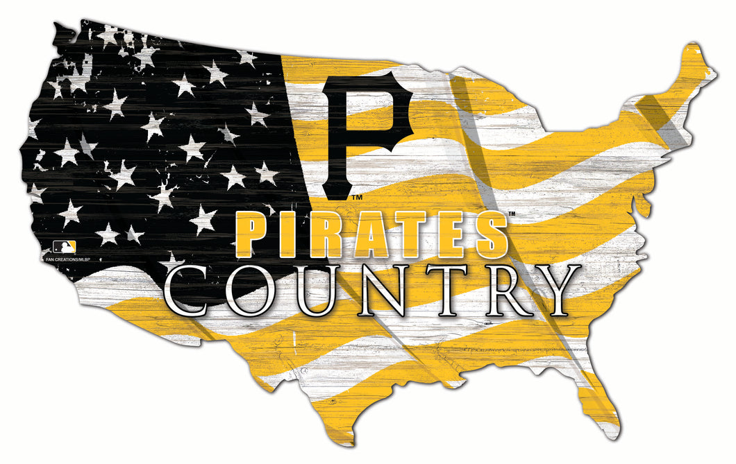 Pittsburgh Pirates Wood Sign 