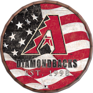 Arizona Diamondbacks Flag Barrel Top