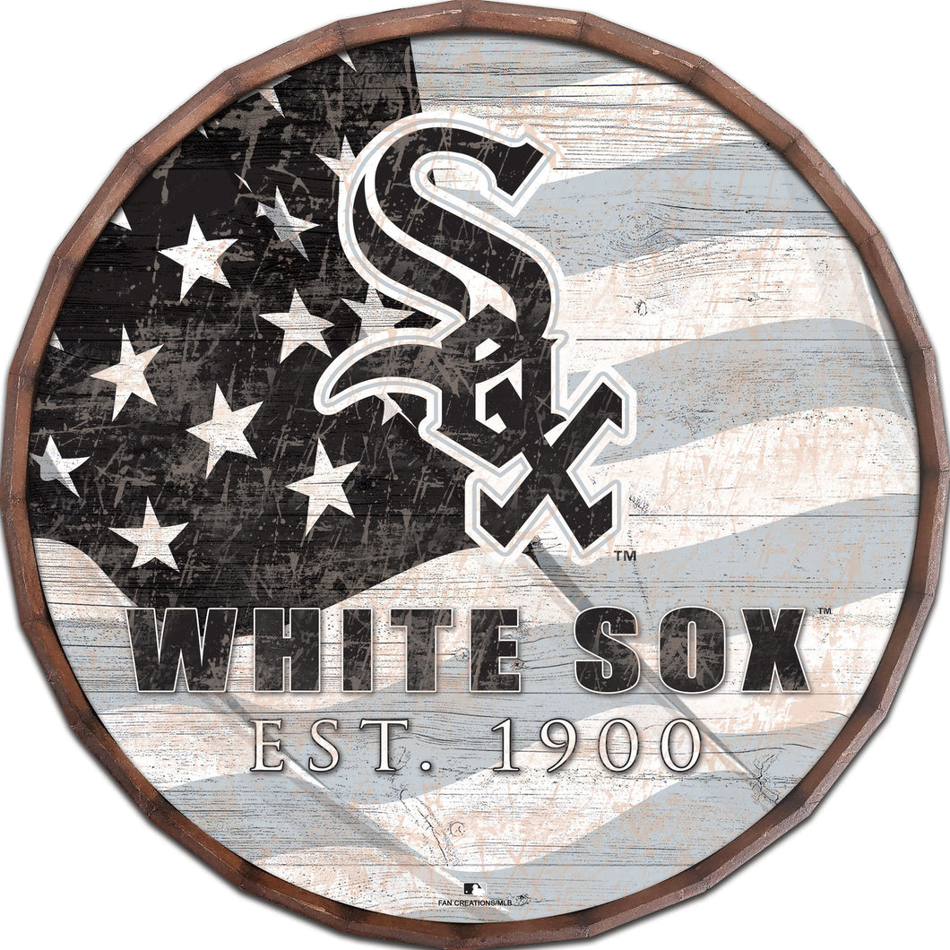 Chicago White Sox Flag Barrel Top
