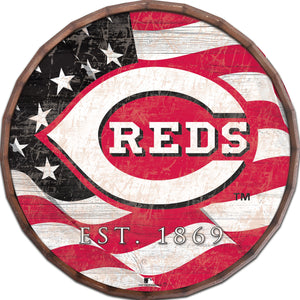 Cincinnati Reds Flag Barrel Top