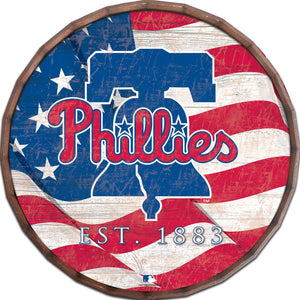 Philadelphia Phillies Flag Barrel Top