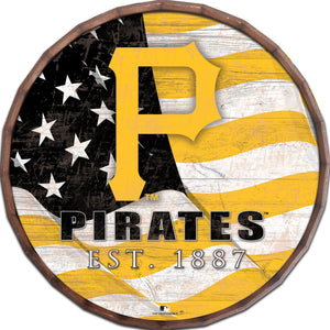 Pittsburgh Pirates Flag Barrel Top