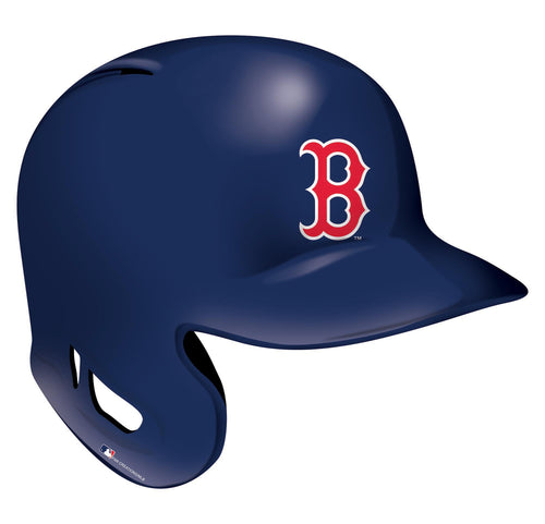 Boston Red Sox Batting Helmet Wood Cutout -12