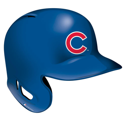 Chicago Cubs Batting Helmet Wood Cutout -12