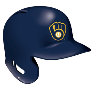 Milwaukee Brewers Batting Helmet Wood Cutout -12"