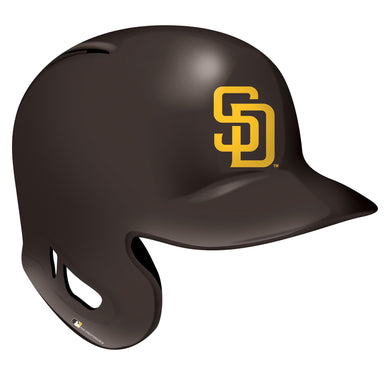 San Diego Padres Batting Helmet Wood Cutout -12