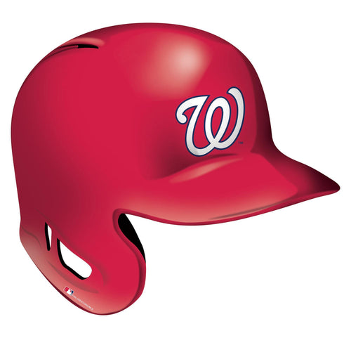 Washington Nationals Batting Helmet Wood Cutout -12