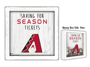 Arizona Diamondbacks Saving for Tickets Money Box