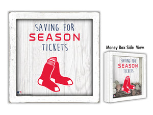 Boston Red Sox Saving for Tickets Money Box