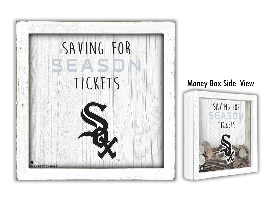 Chicago White Sox Saving for Tickets Money Box