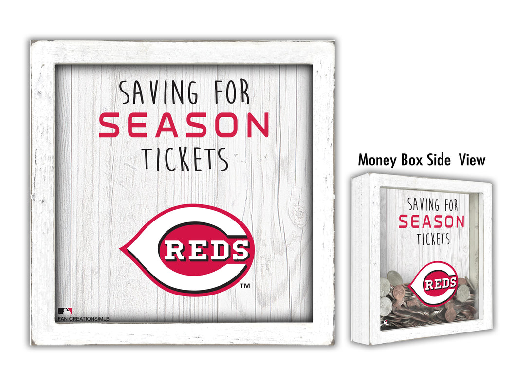 Cincinnati Reds Saving for Tickets Money Box