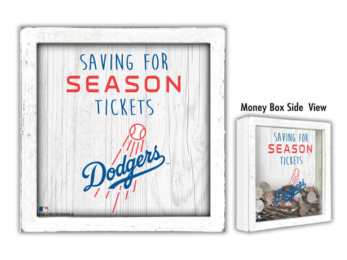 Los Angeles Dodgers Saving for Tickets Money Box