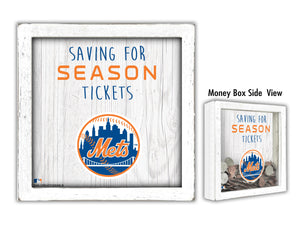New York Mets Saving for Tickets Money Box