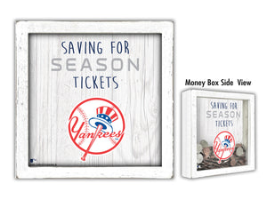 New York Yankees Saving for Tickets Money Box