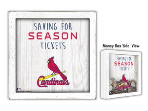 St. Louis Cardinals Saving for Tickets Money Box