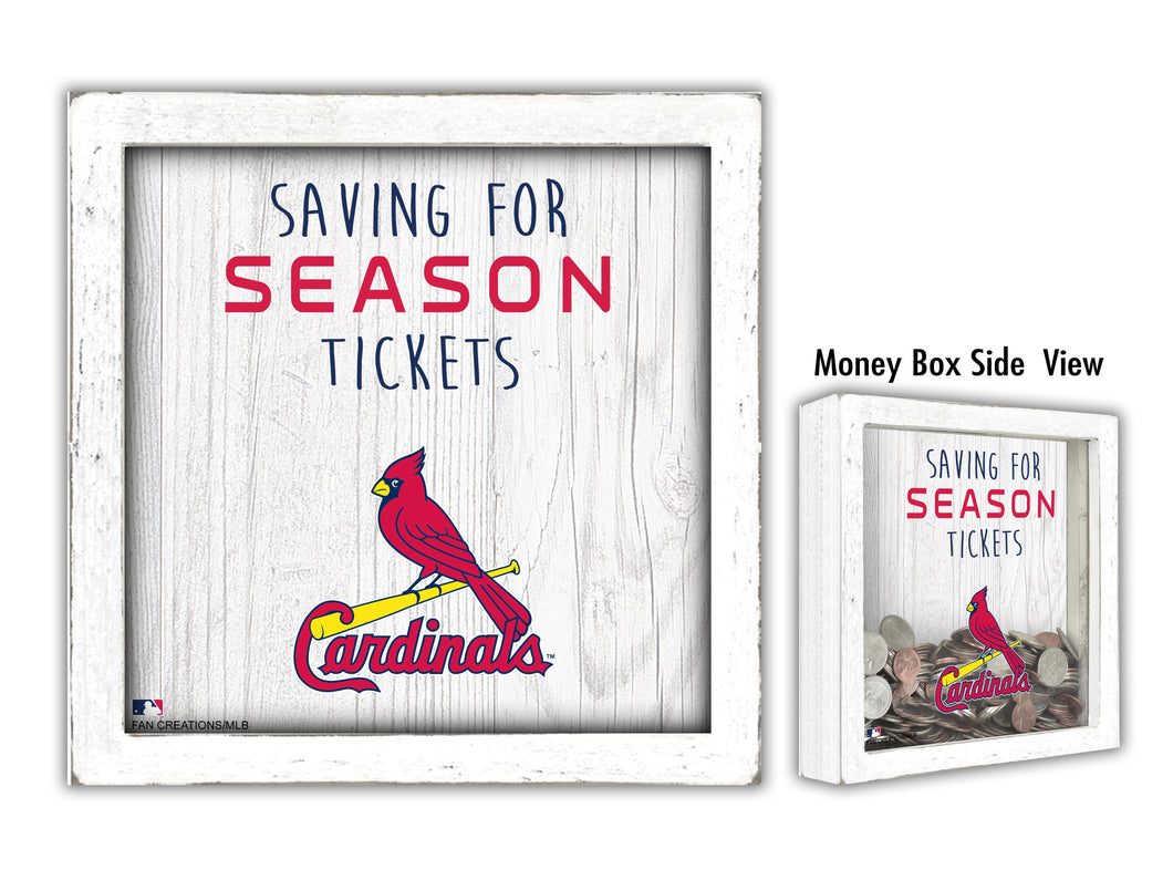 St. Louis Cardinals Saving for Tickets Money Box