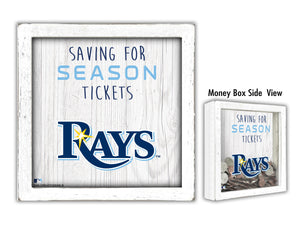 Tampa Bay Rays Saving for Tickets Money Box