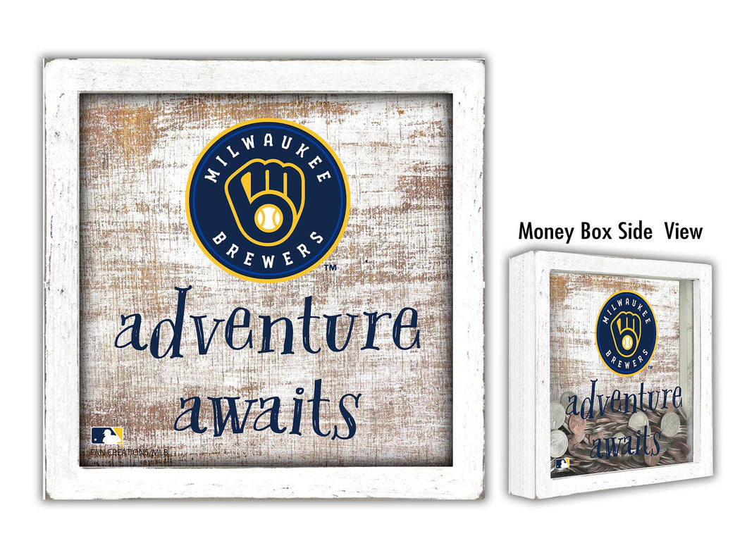 Milwaukee Brewers Adventure Awaits Money Box