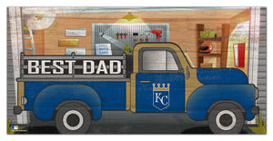 Kansas City Royals Best Dad Truck Sign - 6"x12"