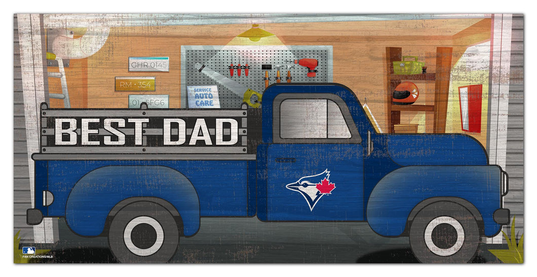 Toronto Blue Jays Best Dad Truck Sign - 6