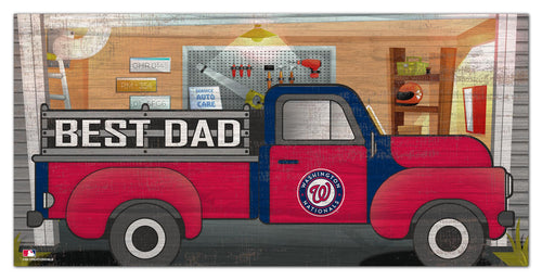 Washington Nationals Best Dad Truck Sign - 6