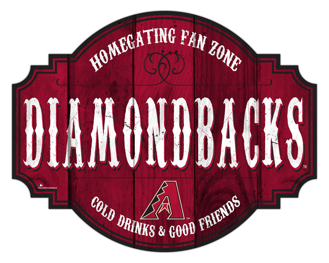 Arizona Diamondbacks Homegating Wood Tavern Sign -12