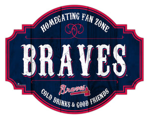 Atlanta Braves Homegating Wood Tavern Sign -12"