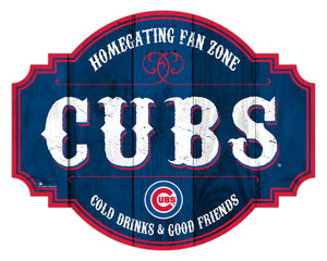 Chicago Cubs Homegating Wood Tavern Sign -24"