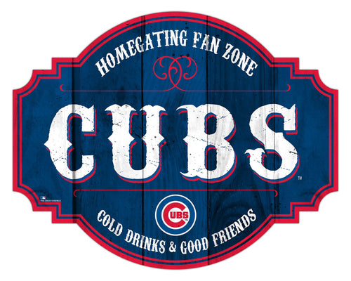 Chicago Cubs Homegating Wood Tavern Sign -12