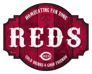 Cincinnati Reds Homegating Wood Tavern Sign -24"