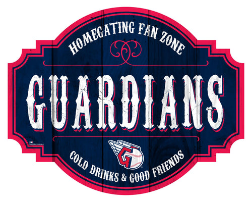 Cleveland Guardians Homegating Wood Tavern Sign -24