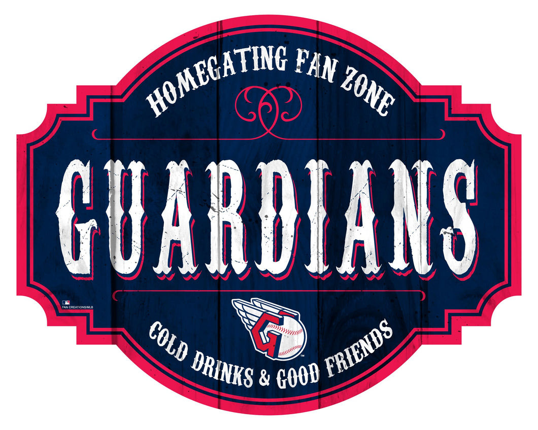 Cleveland Guardians Homegating Wood Tavern Sign -24