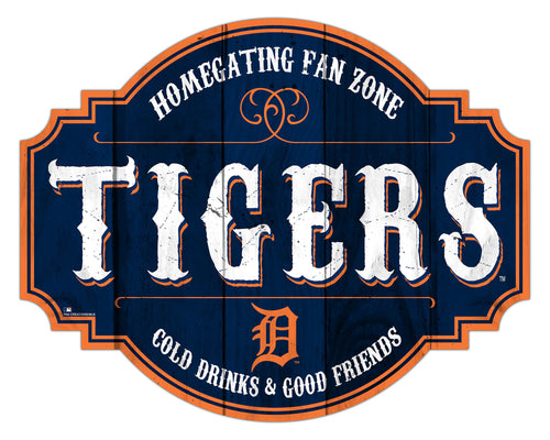 Detroit Tigers Homegating Wood Tavern Sign -24