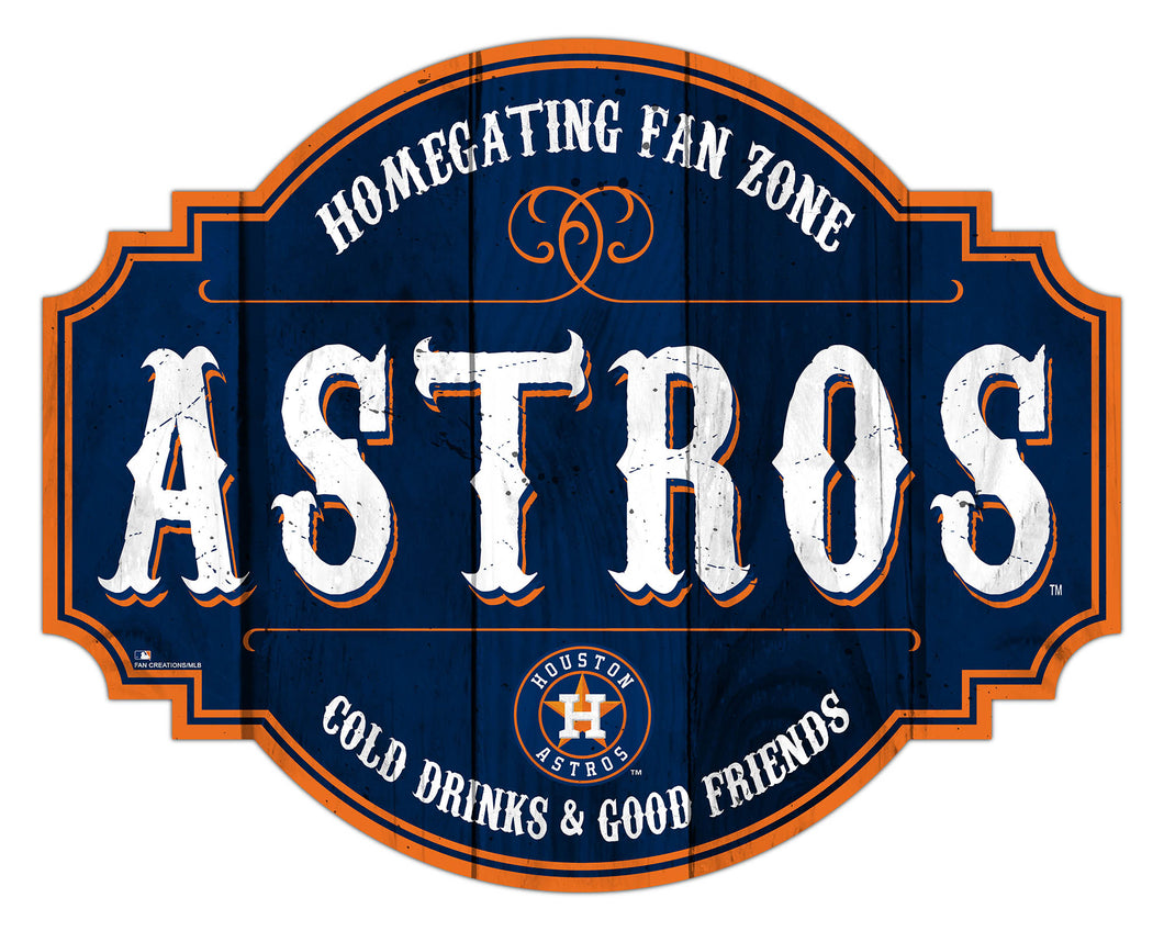 Houston Astros Homegating Wood Tavern Sign -24