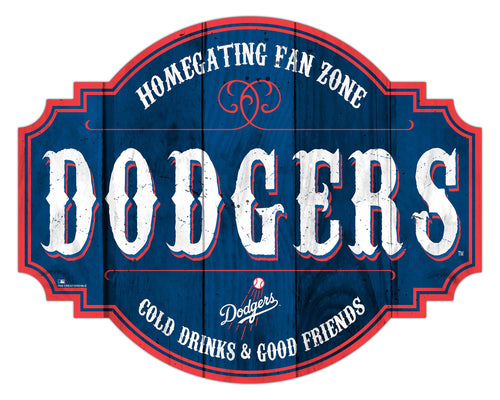 Los Angeles Dodgers Homegating Wood Tavern Sign -12