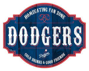 Los Angeles Dodgers Homegating Wood Tavern Sign -12"