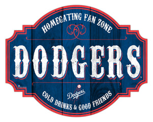 Los Angeles Dodgers Homegating Wood Tavern Sign -24"