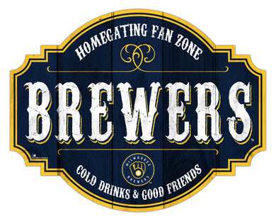 Milwaukee Brewers Homegating Wood Tavern Sign -24