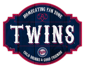Minnesota Twins Homegating Wood Tavern Sign -12"