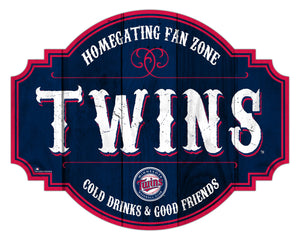 Minnesota Twins Homegating Wood Tavern Sign -24"