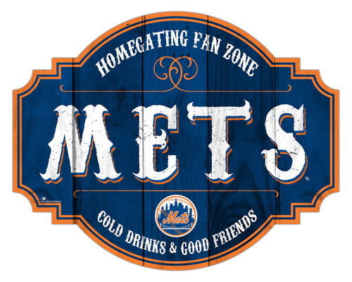 New York Mets Homegating Wood Tavern Sign -12