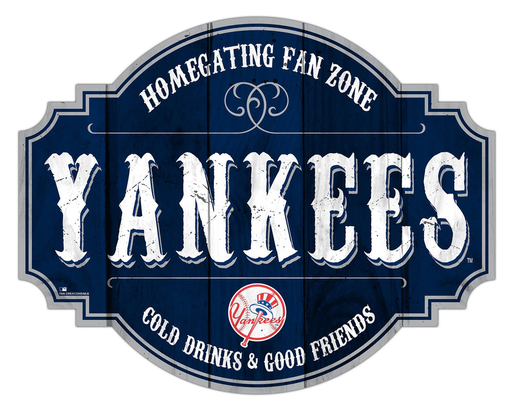 New York Yankees Homegating Wood Tavern Sign -12